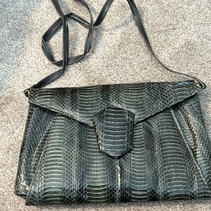 J Renee handbag snake skin